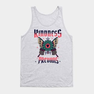 Kindness Prevails Tattoo - Front & Back T-Shirt Tank Top